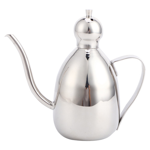 Oil Dispenser Stainless Steel Oil Bottle Leakproof Vinegar Pot Kitchen Storage Container0.25L