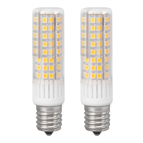 2PCS E17 Microwave Bulb 100LEDs PC E17 100‑240V LED Microwave Oven Stove Bulb for Microwave Table Lamp Warm Light