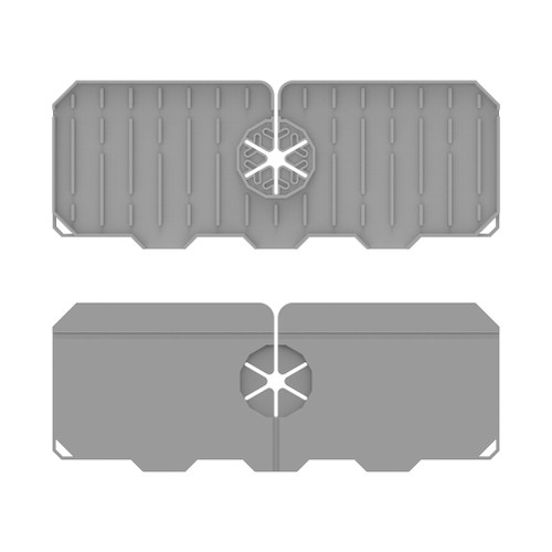Silicone Sink Mat Sink Splashback Bathroom Kitchen Faucet Back Splashback Drain Pad Faucet Absorbent Pad
