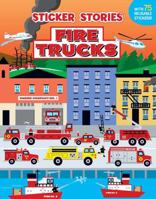 Fire Trucks (Sticker Stories)