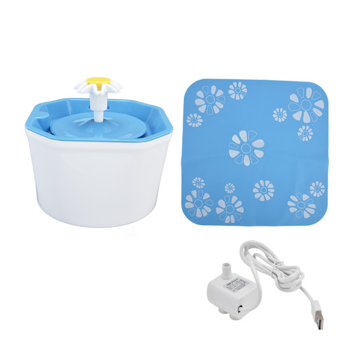 1.6L Pet Water Fountain Super Quiet USB Automatic Cat Dog Water Dispenser for HouseholdSuit Version