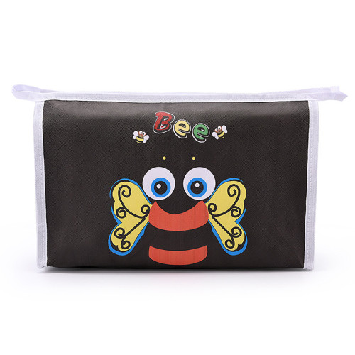 Portable Reusable Durable Storage Makeup Cosmetic Bag for Girls Woman(Black)