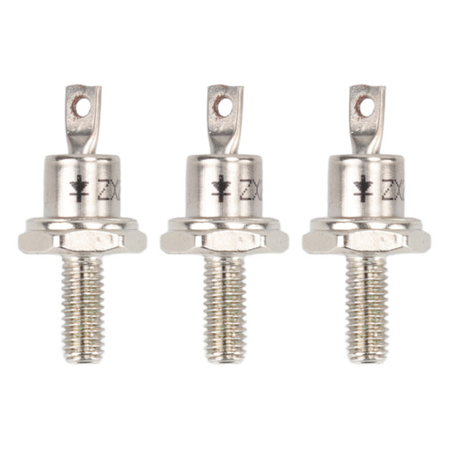 3PCS Rectifier Diode Spiral 25A Iron High Hardness Spiral Rectifier Module Replacement for Generator Cathode