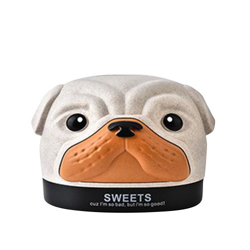 Cute Cartoon Dog Shape Tissue Box Tissues Holder for Home Bathroom Office Car Use Beige