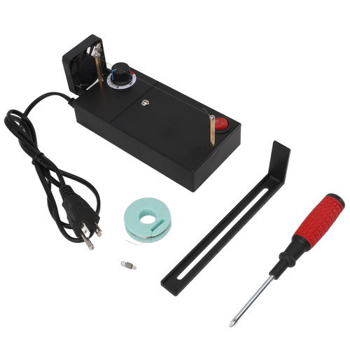 Small Hot Cutting Machine Versatile Portable Rope Ribbon Electric Thermal Cutter Machine with Fan for Home US Plug 110V