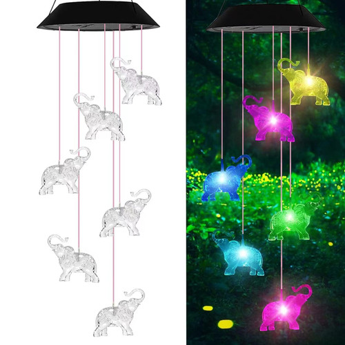 Solar LED Lights Garden Decorative Lights Solar Wind Chime Lights Landscape Lights Outdoor Waterproof Lights