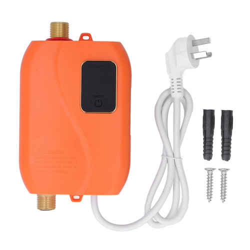 Instant Hot Water Heater Mini 3500W Quick Heating 50‑60Hz Electric Water Heater for Kitchen