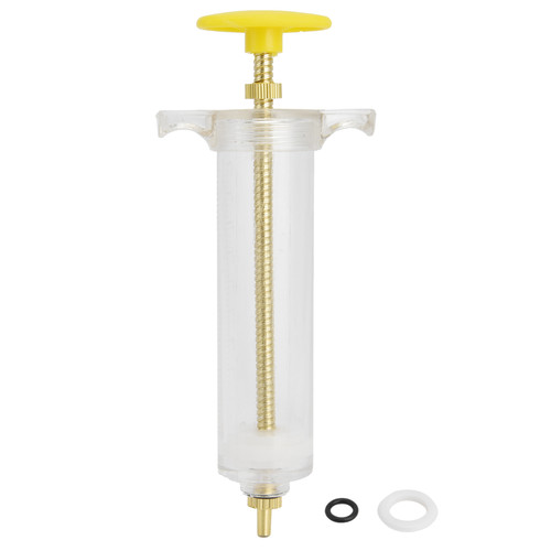 Veterinary Injection Syringe Livestock Farm Manual Injector for Pig Cattle Sheep Dog Cat50ml 15.8cm / 6.2in