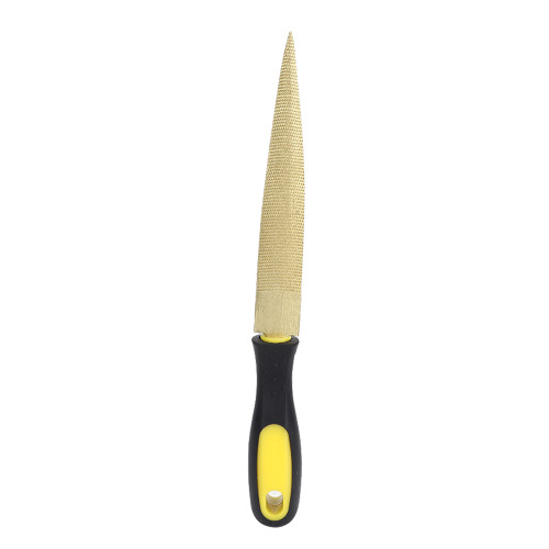 Wood File Golden Tapered Wood File Rasp DIY Craft Carpenter Woodworking Carving ToolGold File 6in