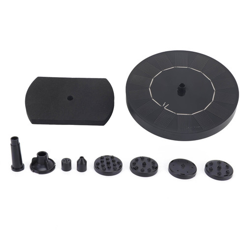 Solar Fountain Pump Kit Floating Fountain Garden Patio Pond Landscape Decoration DC 6V 13x13cm