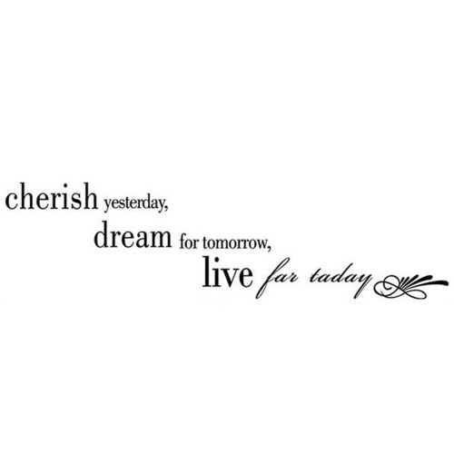 Cherish Dream Live Sticker Living Room Bedroom Backdrop Wall Decorative Decal