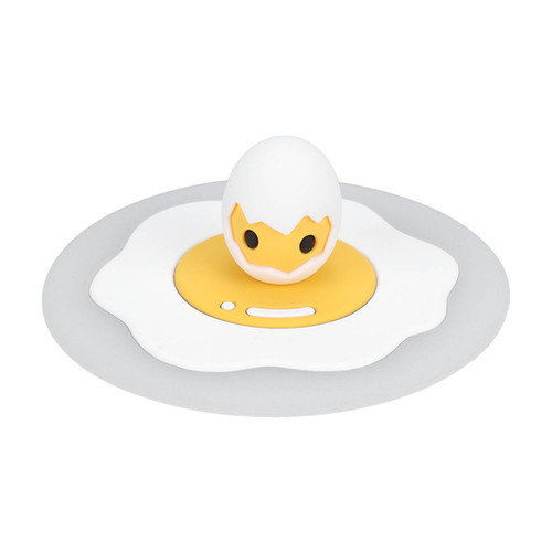 Silicon Cup Lids Cute Food Grade Leakproof High Temperature Resistant Mug Cover for MugYellow