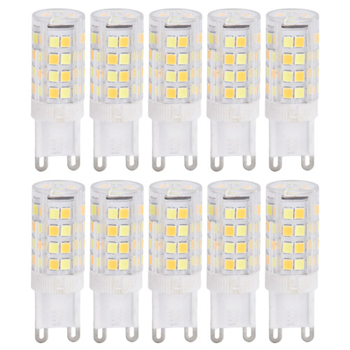 10PCS G9 220V LED Lamp Dimmable Ceramic LED Bulb Replace Halogen Lamp for Chandelier