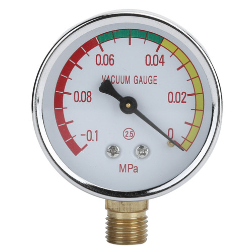G1/4 Male Thread Milker Vacuum Regulator Gauge Milking Machine Accessory -0.1-0Mpa