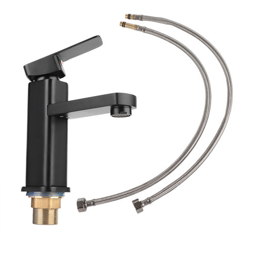 Basin Faucet Single Hole Sink Cold Hot Mixer Water Tap Waterfall Modern Faucets