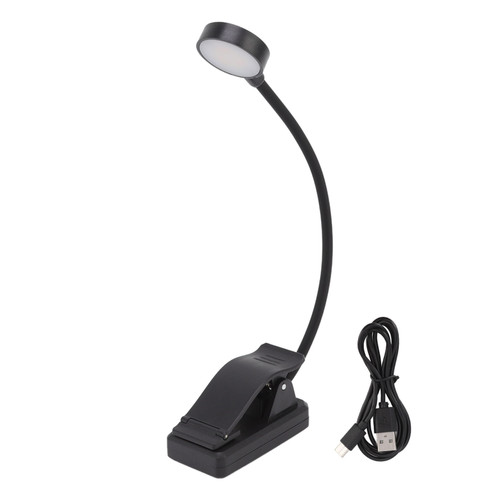 USB Rechargeable Book Light LED Desk Lamp Clip On Reading Book Light for University Dormitory Office Bedroom Living Room