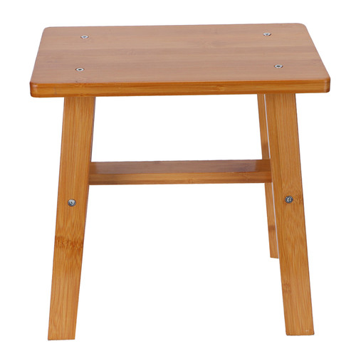 Multipurpose Small Bamboo Stool Low Stool Children Bench for Home Living Room SuppliesM Rectangle