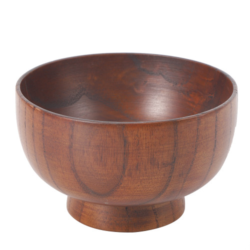 Fruit Salad Noodles Rice Dining Wooden Bowl Kitchen Utensils Food Container TablewareLarge 14cm