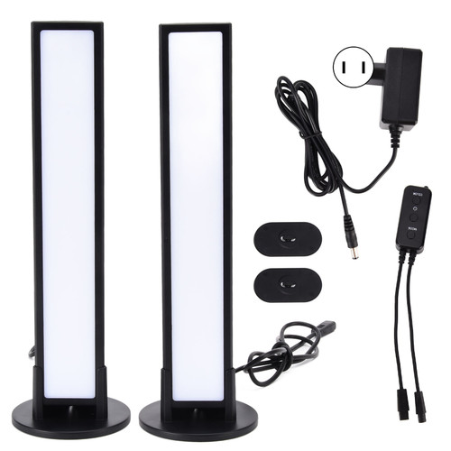 Smart Light 3D Music Changeable Light RGB Bar Light with Wiring Controller for Game Movie PC TV Room Decoration 100‑240VUS Plug
