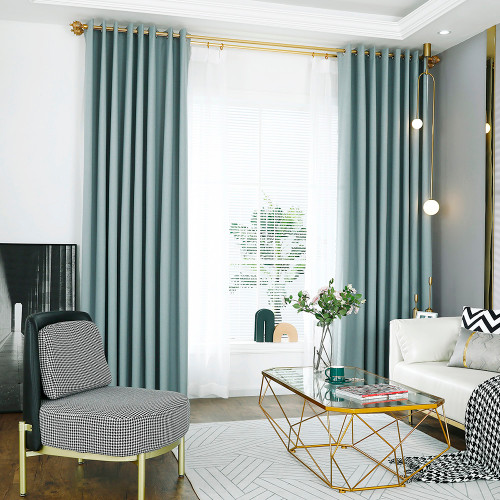 Blackout Curtains for Bedroom Grommet Insulated Room Curtains for Living Room, Set of 2 Panels (53*83in)
