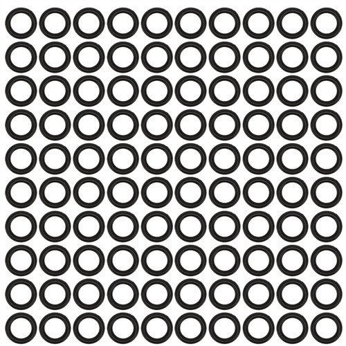 100PCS Pig Drinker Accessories Plastic Rings Drinker Installation Washer for Poultry Feeding
