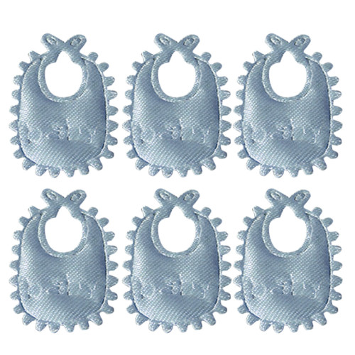 Fabric Blue Bib Baby Shower Table Scatters Confetti Decoration Party Supplies