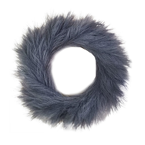 Simulation Reed Wreath Artificial Pampas Grass Wreath for Front Door Wall Decoration