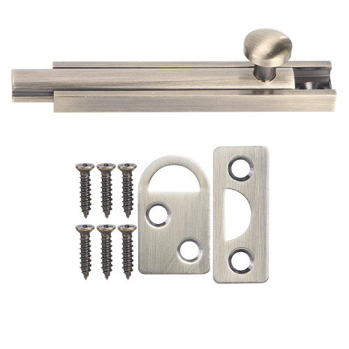 Copper Bolt Latch Lock Home Safety Gate Hardware Window Catch Lock Household Tool