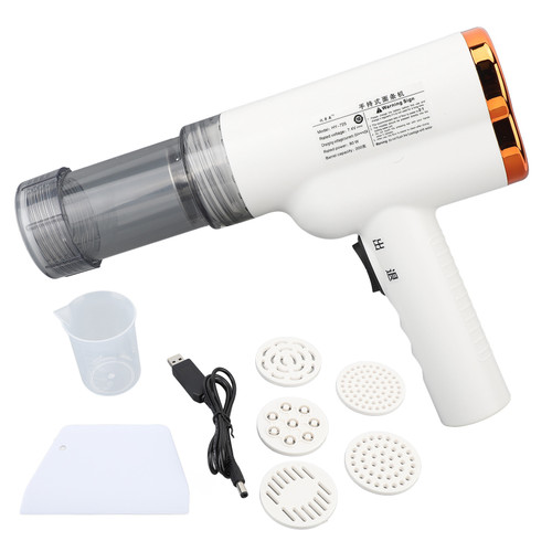 Electric Automatic Pasta Maker Labor Saving 304 Stainless Steel Handheld Pasta Noodle Making Machine White