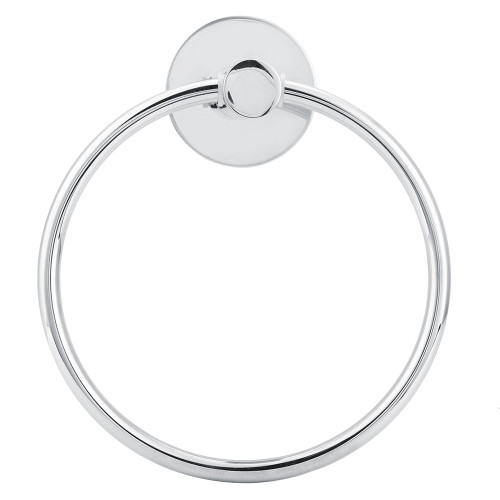 Bathroom Wall Mounted Punch Free Towel Ring Rack Storage Holder Shelf Accessory