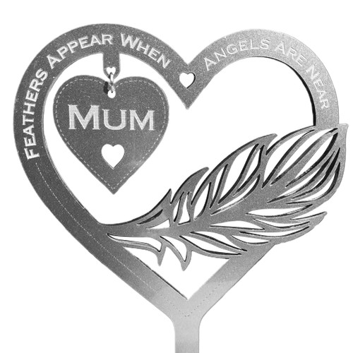 Mother's Day Gifts Angel  Iron Ornament for Garden Decorations Memorial Gifts for Loss of Loved One