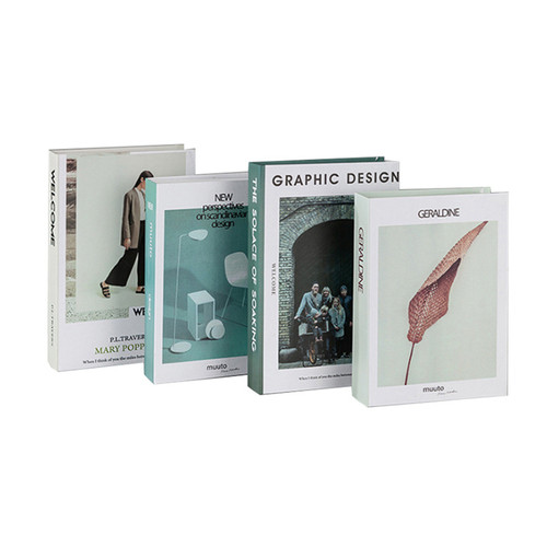 Modern Decorative Book Simple Nordic Fake Simulation Book for Home Decor 22x15.5x5cm