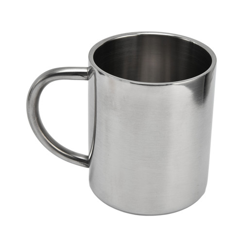 300ml Stainless Steel Coffee Mugs Double Layer Mirror Mug for for Outdoor Camping RV Home Office