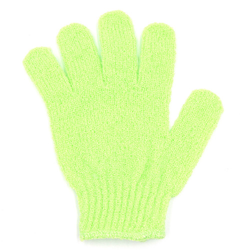 Exfoliating Glove Polyester 5‑Finger Design Body Scrub Wash Mitt for Deep Cleaning