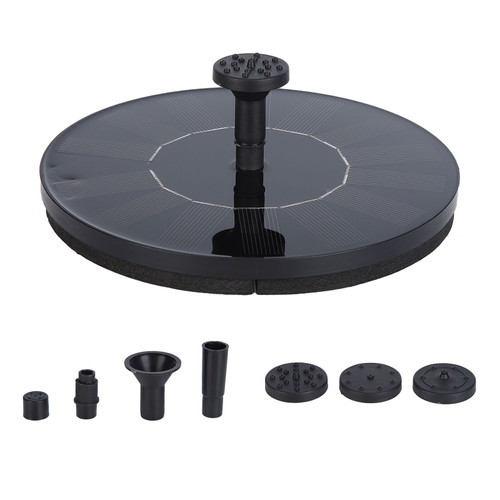 7V Solar Fountain Water Pump Outdoor Pool Decoration Garden Pond Fish Tank Solar Fountain Water Pump