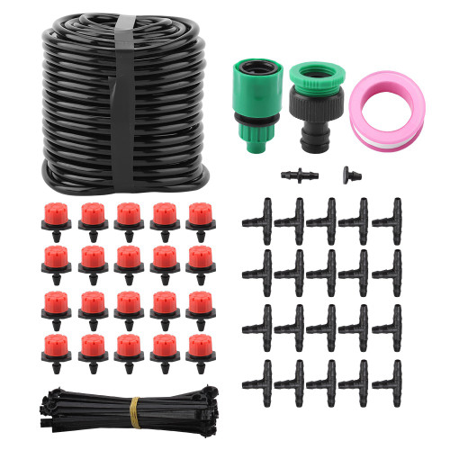 20m Micro Drip Irrigation System Automatic Watering System Kit for Planting Garden