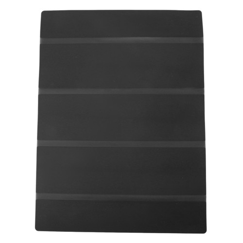 Foldable Camping Table Pad Waterproof Wearproof Heat Resistant Prevent Slip Rubber Folding Camping Table Mat for Picnic Black