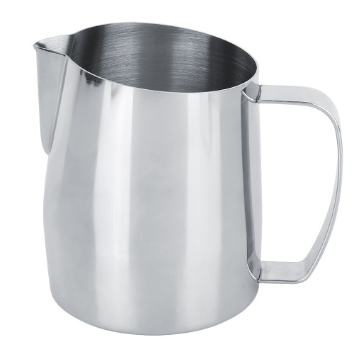 400ml Stainless Steel Foamer Cappuccino Milk Jug Milk Frothing Jug Latte Art for Home Coffee