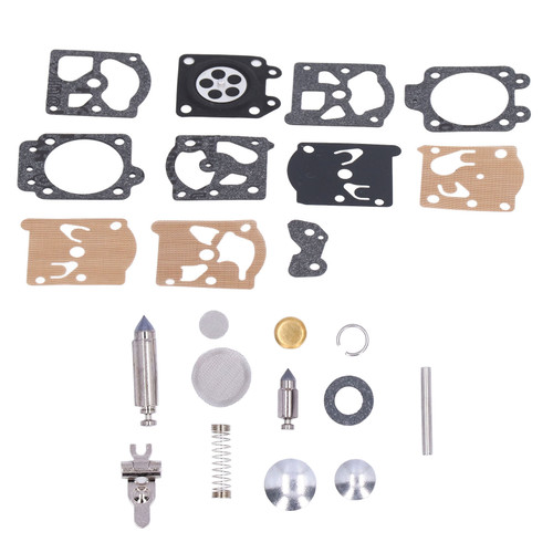 2Set Carburetor Carb Rebuild Repair Kit Garden Chainsaw Repair Kit For Walbro K20 WA WT