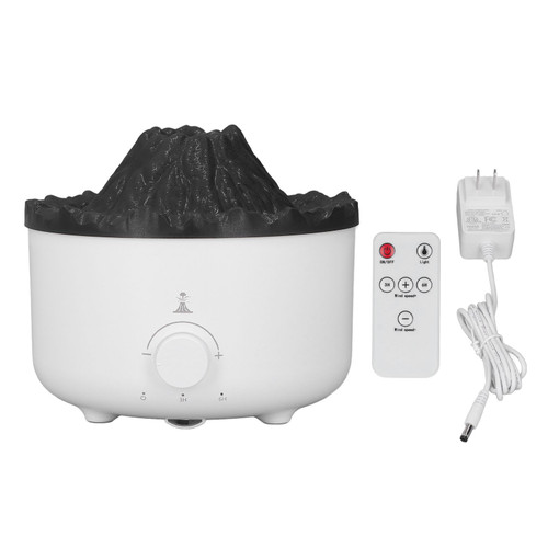 Volcanic Aromatherapy Machine Humidifier Ultrasonic Essential Oil Humidifier Air Aroma Diffuser Humidifier for Home Office US Plug