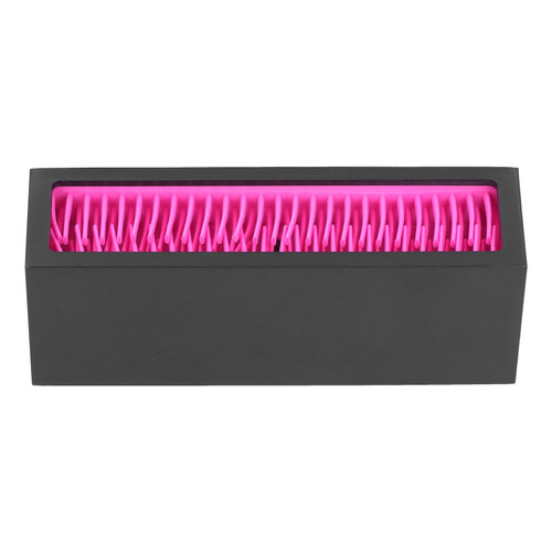 Desktop Storage Box Silicone Cosmetic Organizer Makeup Brush Holder Lipstick StandRose Red