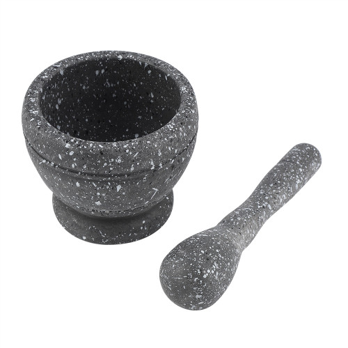 Manual Plastic Garlic Grinder Spices Herbs Mortar Pestle Set Grinding Bowl Kitchen Tool(#4)