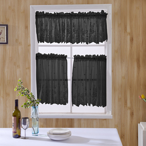 Darkening Curtain Polyester Blackout Curtain Kitchen Coffee Curtain for Household Bedroom