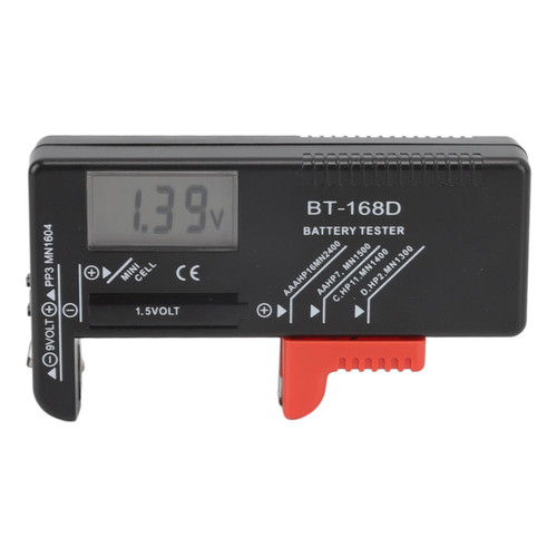 Battery Testers Universal Digital Battery Tester Checker Smart Electronic Power Indicator for AA AAA 9V 1.5V Battery