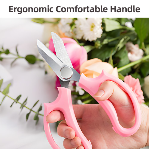 10 Piece Garden Flower Scissors, Sharp Stainless Steel Floral Shears, Trimming Plant Scissors All Purpose Shears Gardening Tools, Pruning Shears for Gardening with Comfortable Handle
