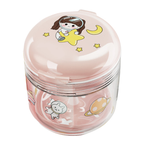 Retainer Cleaning Box Transparent Plastic Portable Braces Soaking Cleaner Case for Home Travel