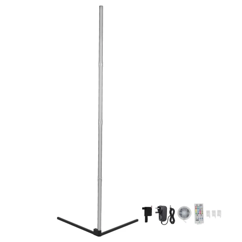 LED Corner Floor Lamp Remote RGB Color Changing Ambient Lighting with Bluetooth APP Control for Living Room BedroomUK 100‑240V