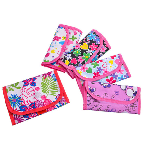 Printed Crochet Bag Storage Small Multifunctional Polyester Portable DIY Knitting Kit
