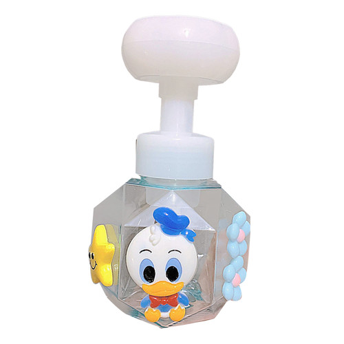 Pump Bottle Soap Dispenser Plastic Pump Bottles Refillable Bottles Wide Mouth Empty Pump Bottles For Lotion Shampoo Blue Duckling