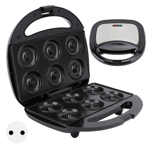Mini Donut Maker Machine Non Stick Auto Smart Temperature Control Double Sided Heating Kitchen Cake Pancake Donut Machine EU Plug 220V